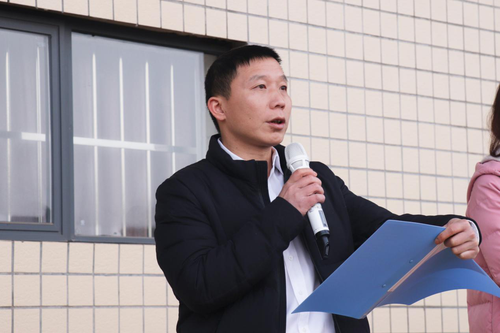 学院党委委员、宣传统战处处长袁杰发表讲话